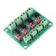 817 Optocoupler 4 Channel Voltage Isolation Board Voltage Control Switching Module Optical Isolation Module 3.3V 5V 817 Optocoupler 4 Channel Voltage Isolation Board Voltage Control Switching Module Optical Isolation Module 3.3V 5V