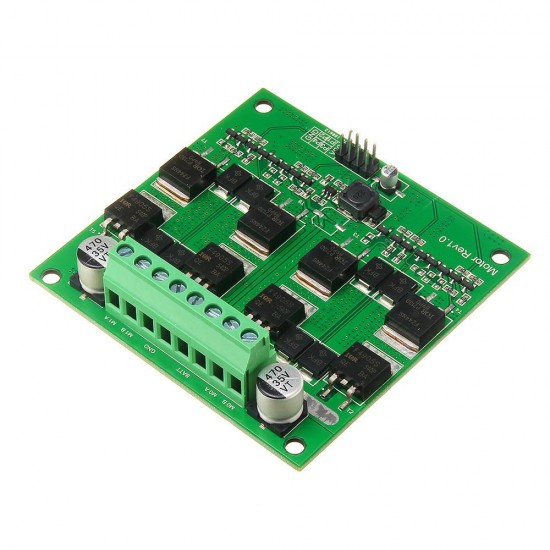 9-15V 180W Dual Channel Brush Motor Driver 12A 10K-30K Motor Driver Board 9-15V 180W Dual Channel Brush Motor Driver 12A 10K-30K Motor Driver Board