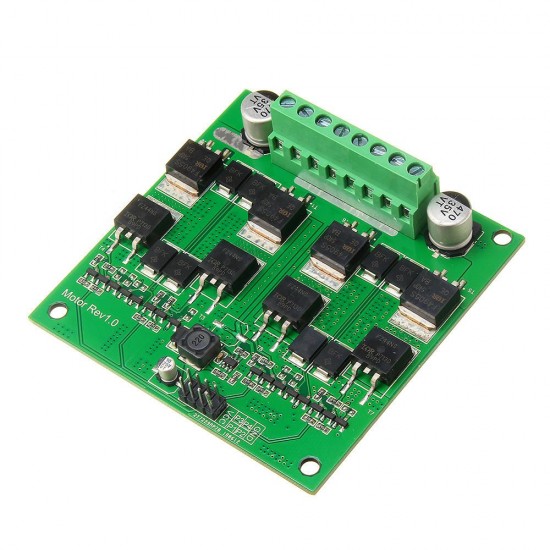 9-15V 180W Dual Channel Brush Motor Driver 12A 10K-30K Motor Driver Board 9-15V 180W Dual Channel Brush Motor Driver 12A 10K-30K Motor Driver Board