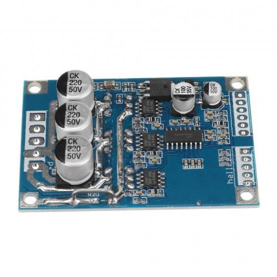 Brushless DC Motor Drive Board 20A 12V-36V 500W DC Brushless Motor Controller With Hall Driver Module