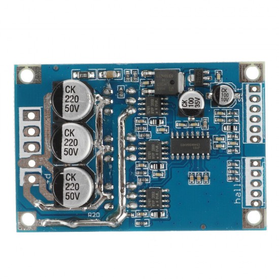 Brushless DC Motor Drive Board 20A 12V-36V 500W DC Brushless Motor Controller With Hall Driver Module