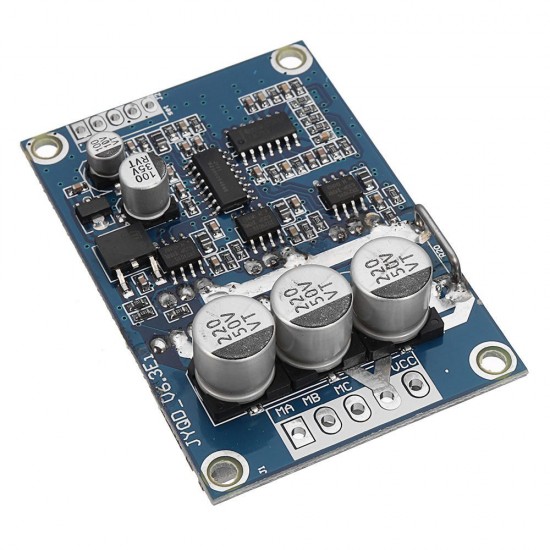 DC 12V-36V 15A 500W Brushless Motor Controller BLDC Driver Board With Stall Over-current Protection Supports Hallless Motors