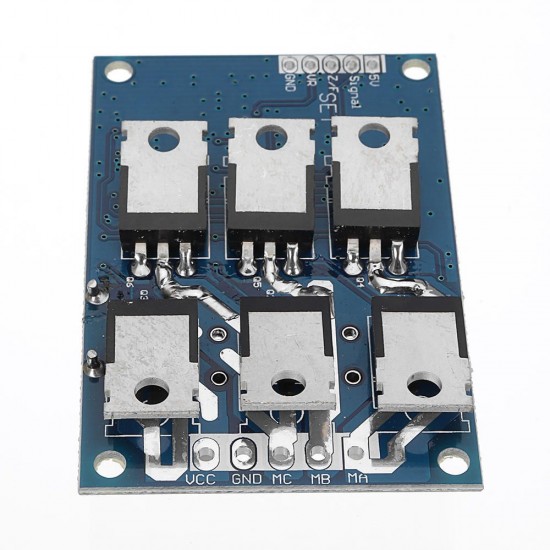 DC 12V-36V 15A 500W Brushless Motor Controller BLDC Driver Board With Stall Over-current Protection Supports Hallless Motors