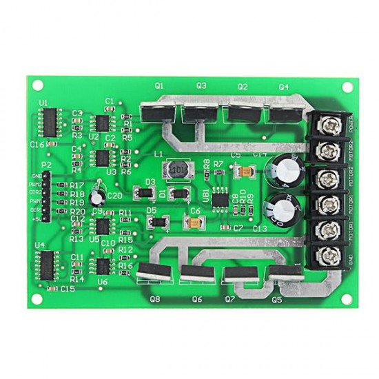 DC 3-36V 15A Peak 30A PWM DC Dual Channel Motor Driver Board Industrial Grade High Power MOSFET IRF3205