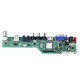 Digital Signal M3663.03B DVB-T2 Universal LCD TV Controller Driver Board TV/PC/VGA/HDMI/USB+7 Key Button+1ch 6bit 40pins LVDS Cable