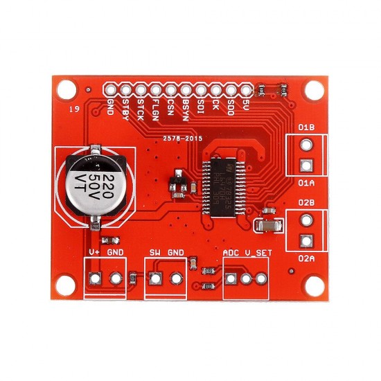 L6470 Stepper Driver 3A Bipolar Stepper Motor Driver Board for 8-45V Motor Module