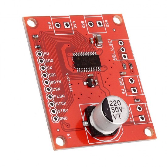 L6470 Stepper Driver 3A Bipolar Stepper Motor Driver Board for 8-45V Motor Module L6470 Stepper Driver 3A Bipolar Stepper Motor Driver Board for 8-45V Motor Module