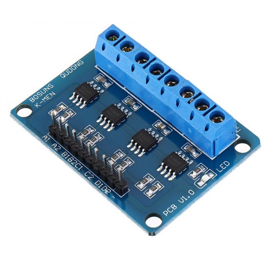 L9110S 4 Channel DC Stepper Motor Driver Board H Bridge L9110 Module Intelligent Vehicle for Arduino - products that work with official Arduino boards L9110S 4 Channel DC Stepper Motor Driver Board H Bridge L9110 Module Intelligent Vehicle for Arduino - products that work with official Arduino boards