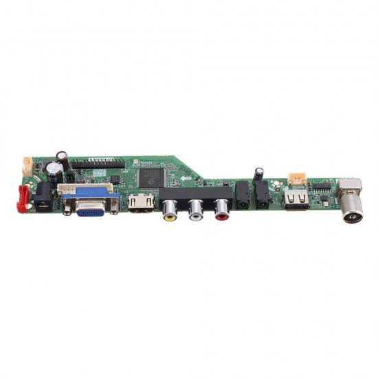 T.SK105A.03 Universal LCD LED TV Controller Driver Board +7 Key button+1ch 6bit 40Pins LVDS Cable+Speaker+EU Power Adapter T.SK105A.03 Universal LCD LED TV Controller Driver Board +7 Key button+1ch 6bit 40Pins LVDS Cable+Speaker+EU Power Adapter