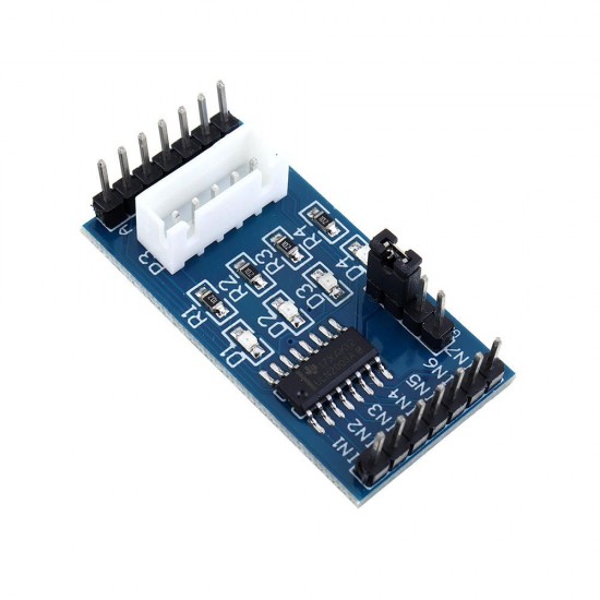 ULN2003 Stepper Motor Driver Board Module for 5V 4-phase 5 line 28BYJ-48 Motor for Arduino - products that work with official Arduino boards ULN2003 Stepper Motor Driver Board Module for 5V 4-phase 5 line 28BYJ-48 Motor for Arduino - products that work with official Arduino boards