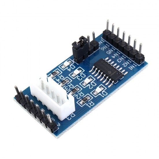 ULN2003 Stepper Motor Driver Board Module for 5V 4-phase 5 line 28BYJ-48 Motor for Arduino - products that work with official Arduino boards ULN2003 Stepper Motor Driver Board Module for 5V 4-phase 5 line 28BYJ-48 Motor for Arduino - products that work with official Arduino boards