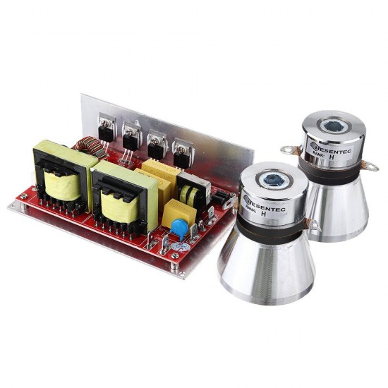 Ultrasonic Transducer Driver 132*85*45mm 28K/40K 100W/50W PCB Generator with Transducers for Ultrasonic Cleaner