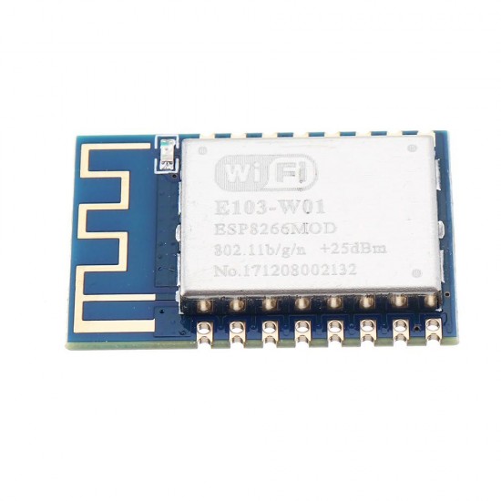 E103-W01 WIFI ESP8266EX 2.4GHz 100mW PCB Antenna IoT UHF Wireless Transceiver ESP8266 Transmitter and Receiver RF Module E103-W01 WIFI ESP8266EX 2.4GHz 100mW PCB Antenna IoT UHF Wireless Transceiver ESP8266 Transmitter and Receiver RF Module