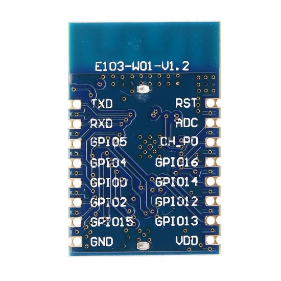 E103-W01 WIFI ESP8266EX 2.4GHz 100mW PCB Antenna IoT UHF Wireless Transceiver ESP8266 Transmitter and Receiver RF Module E103-W01 WIFI ESP8266EX 2.4GHz 100mW PCB Antenna IoT UHF Wireless Transceiver ESP8266 Transmitter and Receiver RF Module
