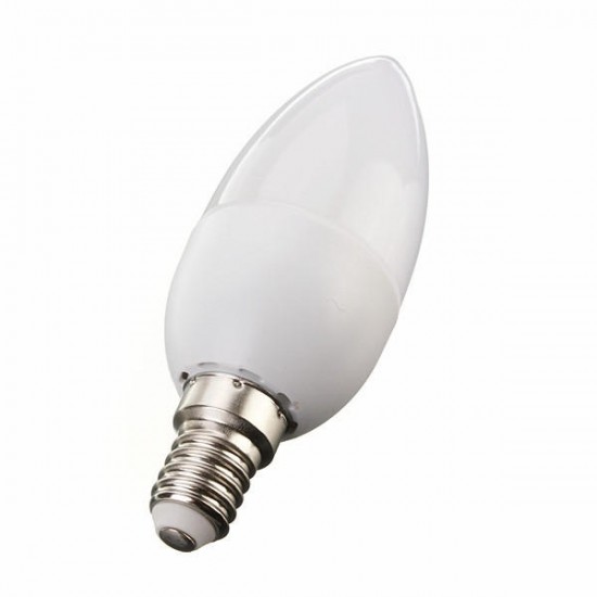 10XE14 2835 SMD 3W White LED Candle Bulb Lamp AC 200-240V