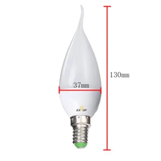 6PCS AC220V 5W E14 C37 Warm White Pure White Pull Tail LED Candle Light Bulb for Indoor Home Decoration 6PCS AC220V 5W E14 C37 Warm White Pure White Pull Tail LED Candle Light Bulb for Indoor Home Decoration