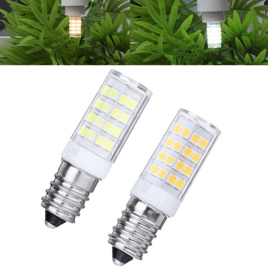 AC110-240V E14 5W 2835 No Stroboscopic 52 LED Ceramic Corn Light Bulb for Indoor Home Decoration AC110-240V E14 5W 2835 No Stroboscopic 52 LED Ceramic Corn Light Bulb for Indoor Home Decoration