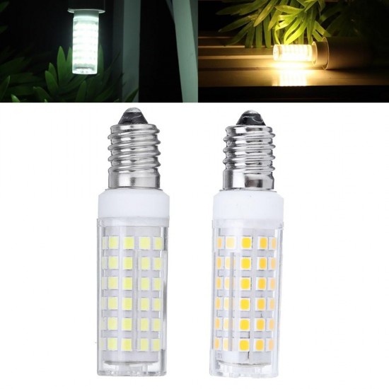 AC110-240V E14 9W 2835 No Stroboscopic 75LED Ceramic Corn Light Bulb for Indoor Home Decoration