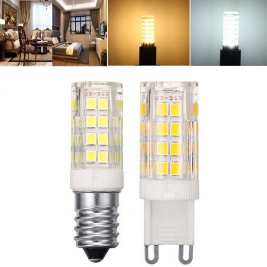 E14 G9 5W SMD2835 Pure White Warm White LED Corn Light Bulb No Flicker AC220V E14 G9 5W SMD2835 Pure White Warm White LED Corn Light Bulb No Flicker AC220V