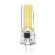 Dimmable E11 E12 E14 E17 G4 G8 G9 BA15D 2.5W LED COB Silicone Pure White Warm White Light Bulb 110V