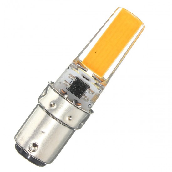 Dimmable E11 E12 E14 E17 G8 BA15D 2.5W LED COB Silicone Light Lamp Bulb 220V