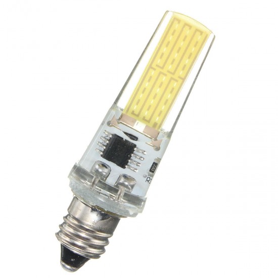 Dimmable E11 E12 E14 E17 G8 BA15D 2.5W LED COB Silicone Light Lamp Bulb 220V