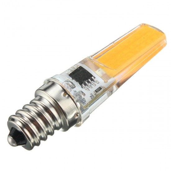 Dimmable E11 E12 E14 E17 G8 BA15D 2.5W LED COB Silicone Light Lamp Bulb 220V