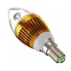 Dimmable E14 3W 3 LED Cool White LED Candle Light Bulb 220V