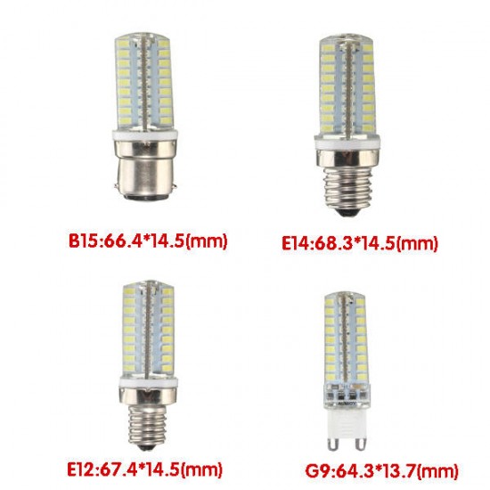Dimmable G9 E12 E14 B15 4.5W 72 SMD 2835 LED Corn Bulb Household Light lamp AC110V Dimmable G9 E12 E14 B15 4.5W 72 SMD 2835 LED Corn Bulb Household Light lamp AC110V