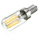 Dimmable Vintage 2W E12 E14 T20 Refrigerator LED COB Filament Bulb Warm White