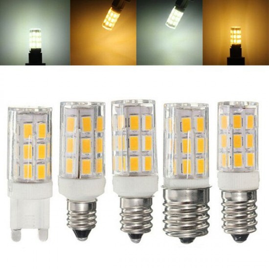 E11/E12/E14/E17/G9 2.7W 27 SMD 5730/5630 Ceramic Holder LED Corn Light Non-Dimmable Bulb 110V