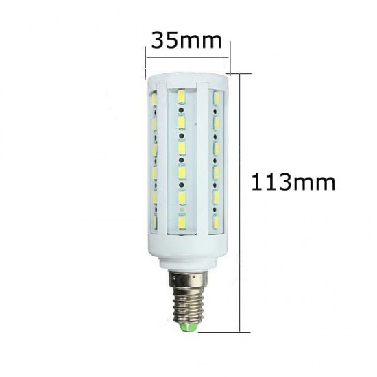 E14 11W 42 SMD 5630 Warm White/White LED Corn Light Bulb AC 220V