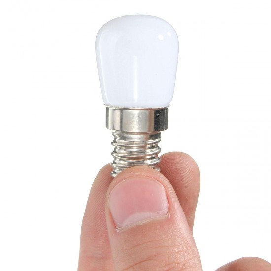 E14 1.5W SMD 2835 LED Warm White White Refrigerator Light Bulb Lamp AC 220V