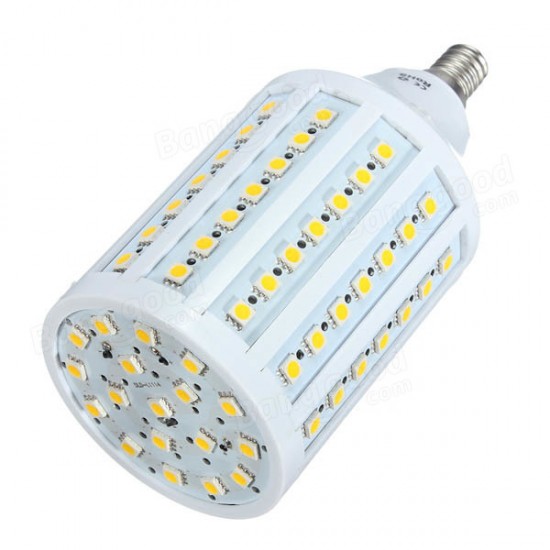 E14 18W LED White/Warm White 102 SMD 5050 LED Corn Light Bulb 220V