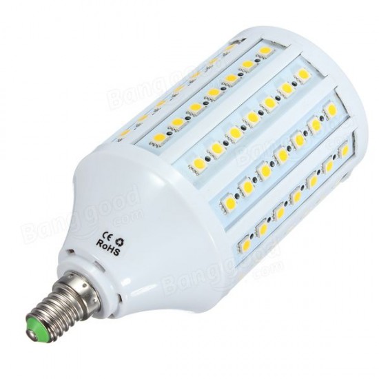 E14 18W LED White/Warm White 102 SMD 5050 LED Corn Light Bulb 220V