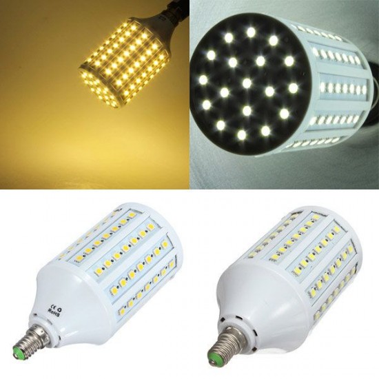E14 18W LED White/Warm White 102 SMD 5050 LED Corn Light Bulb 220V E14 18W LED White/Warm White 102 SMD 5050 LED Corn Light Bulb 220V