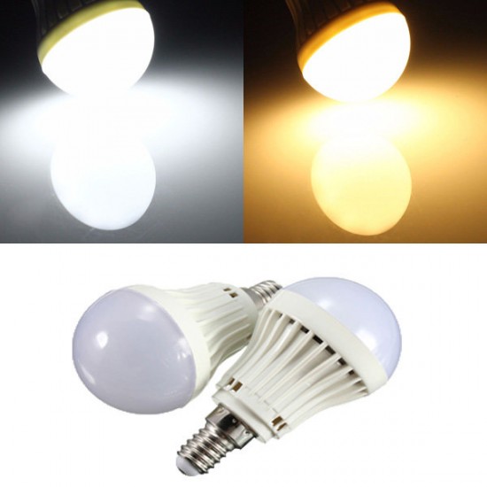 E14 2.2W SMD 2835 White/Warm White LED Bulb Energy Saving Globe Light Lamp AC 220V