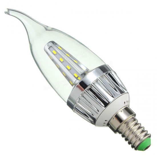 E14 2.5W 24 SMD 3014 LED Warm White White Candle Light Lamp Bulb AC220V