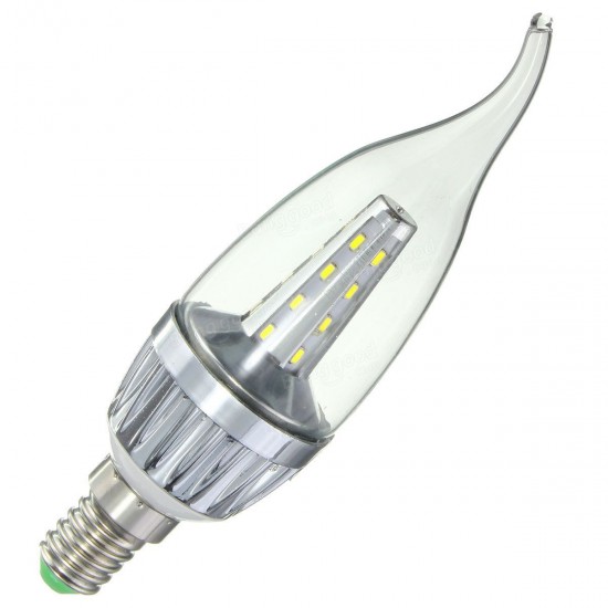 E14 2.5W 24 SMD 3014 LED Warm White White Candle Light Lamp Bulb AC220V