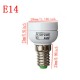 E14 2W SMD 5630 White/Warm White LED Spot Light Bulb 110V