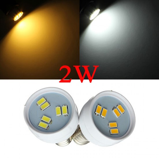 E14 2W SMD 5630 White/Warm White LED Spot Light Bulb 110V