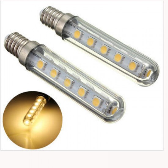 E14 2W SMD5050 16LEDs Warm White Pure White Light Bulb for Refrigerator Cooker AC220V E14 2W SMD5050 16LEDs Warm White Pure White Light Bulb for Refrigerator Cooker AC220V