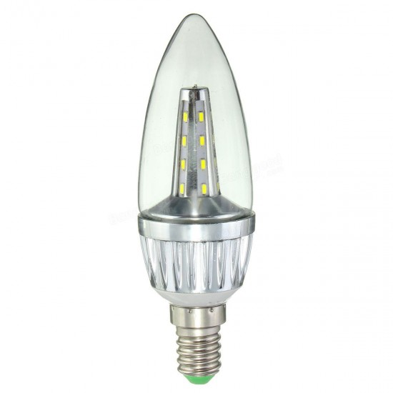 E14 3.5W 24 SMD 3014 LED Waem White White Candle Light Lamp Bulb AC220V