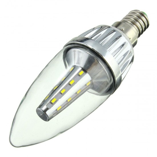 E14 3.5W 24 SMD 3014 LED Waem White White Candle Light Lamp Bulb AC220V