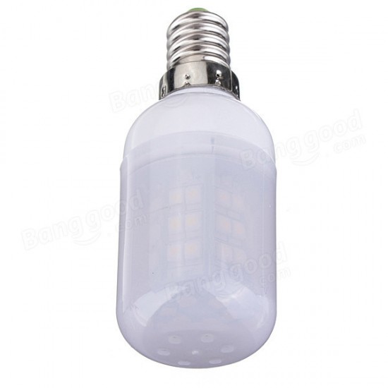 E14 3.5W 48 SMD 3528 AC 220V LED Corn Light Bulbs With Frosted Cover