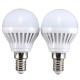 E14 3W 150-160LM 2835 SMD Warm White/White LED Globe Bulb 110V