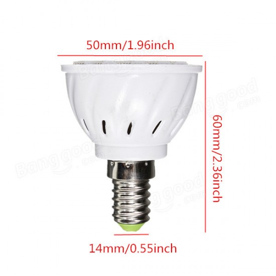 E14 3W 21 LED 5050 SMD Pure/Warm White Light Bulb Lamp 110V