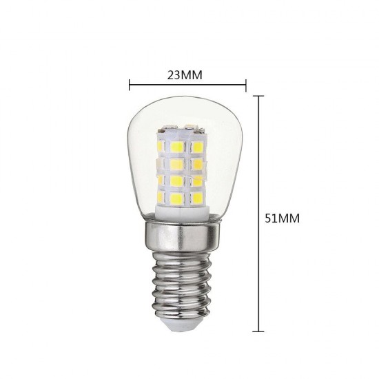 E14 3W SMD2835 White Warm White Mini LED Lamp Refrigerator Corn Light Bulb AC220-240V