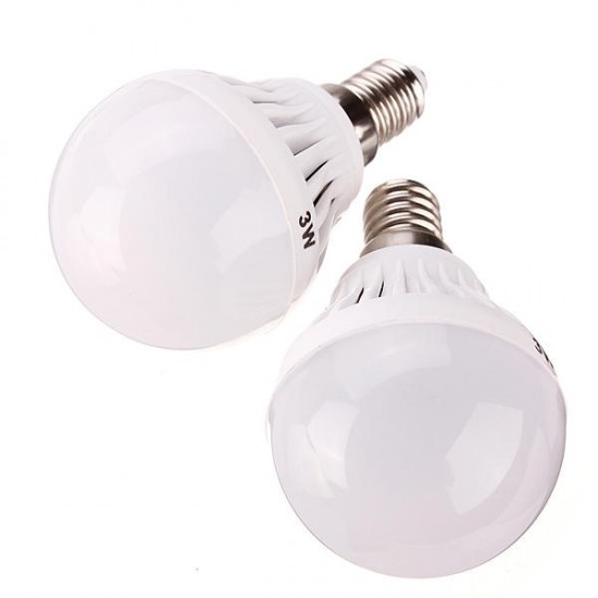 E14 3W White/Warm White 3014 SMD 9 LED Globe Light Bulb 220-240V