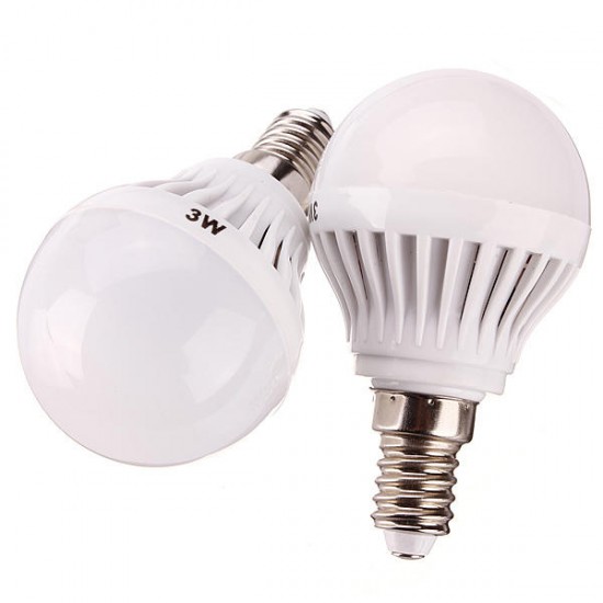 E14 3W White/Warm White 3014 SMD 9 LED Globe Light Bulb 220-240V